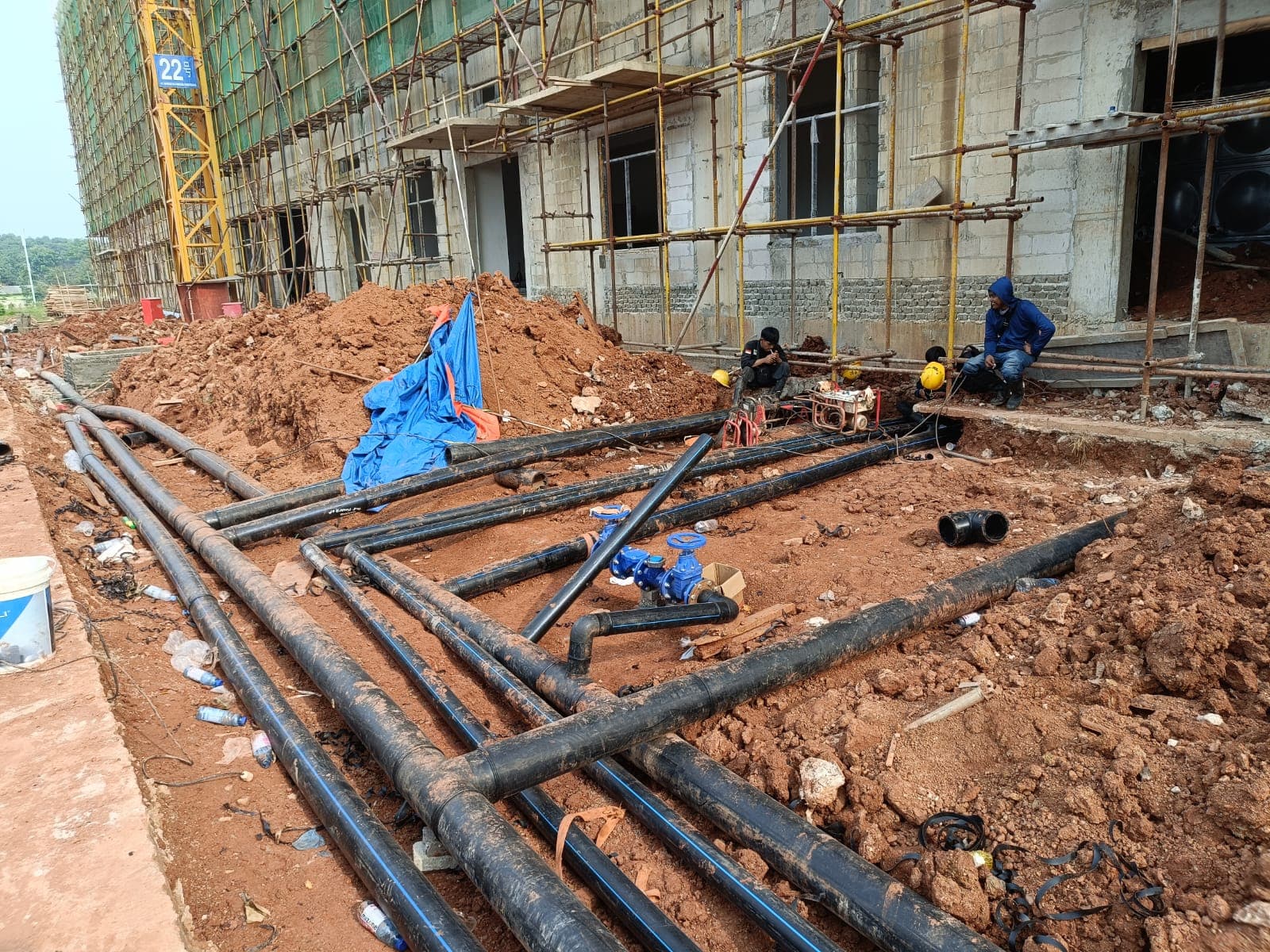 Dokumentasi proyek konstruksi PT. Nyi Bahari Steel 3